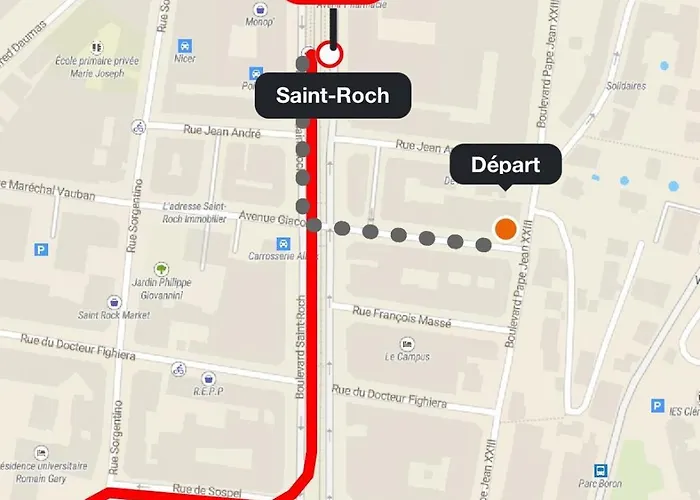 Nid Douillet Renove Et Tramway A 1 Min Lejlighed Nice
